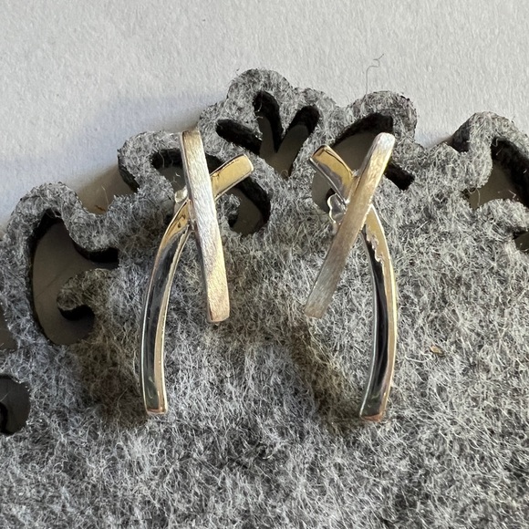 Solid Sterling Silver Earrings - Picture 4 of 6